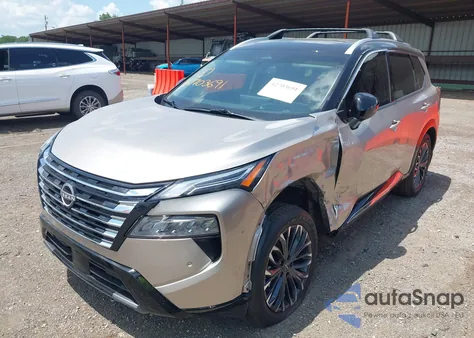 2025 Nissan Rogue Platinum Fwd из США, поврежденный, VIN JN8BT3DC5SW102839